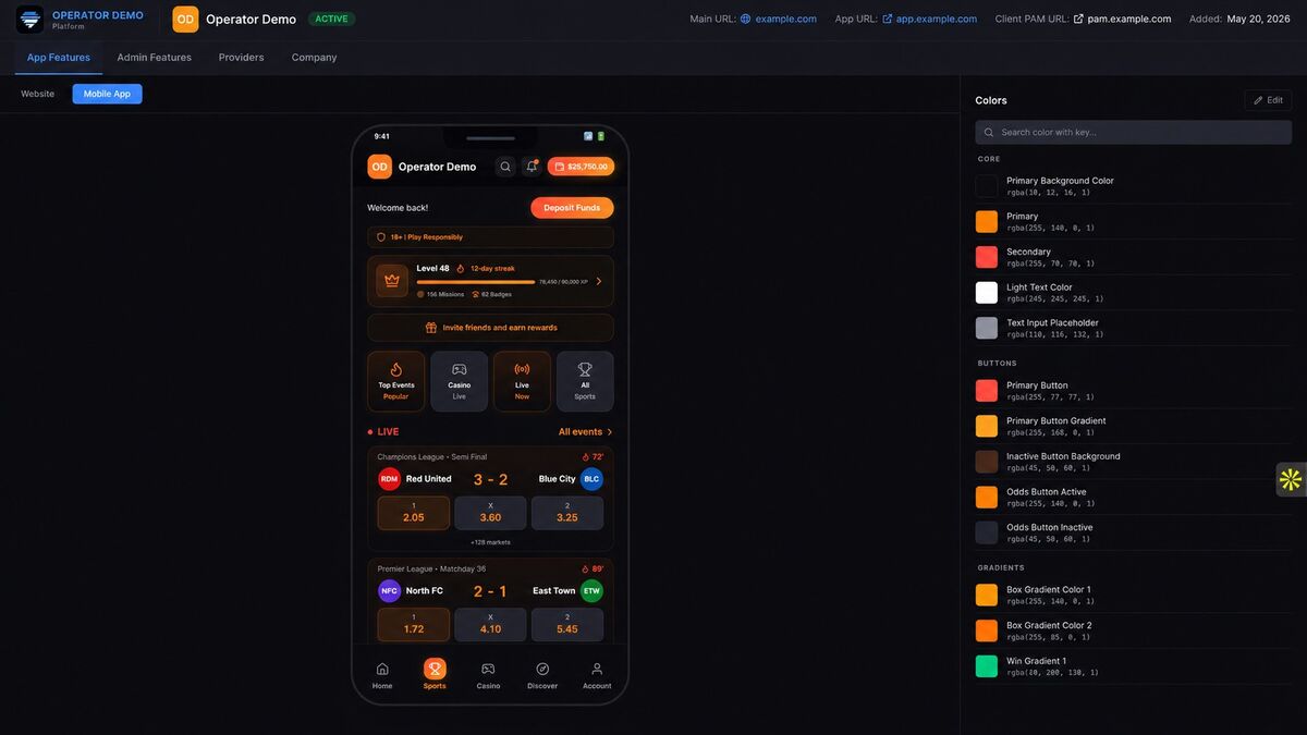 Turnkey Operator Config Hub